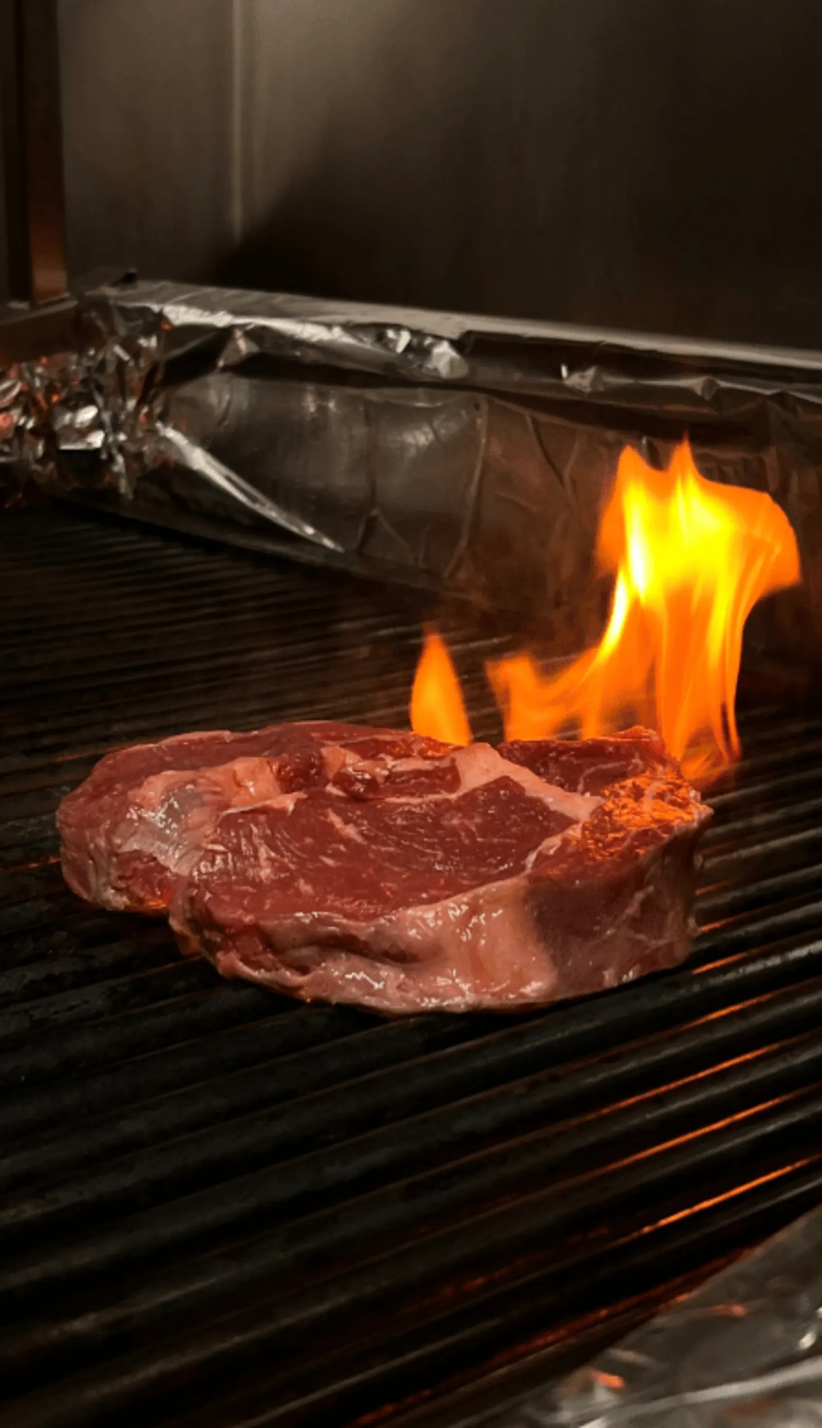 Asado de tres carnes: three cuts grilled over open fire